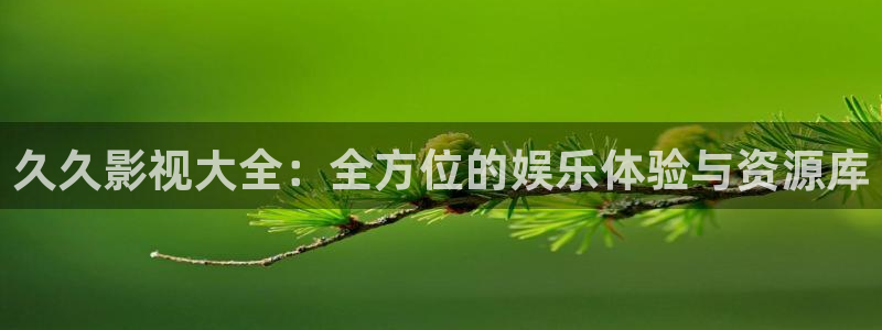 韩国影视电影：久久影视大全：全方位的娱乐体验与资源库